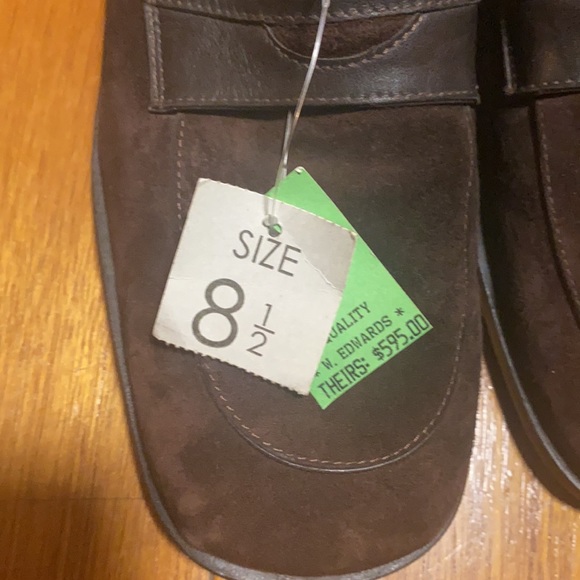 NWT Warren Edwards Suede and leather shoes - Picture 3 of 13